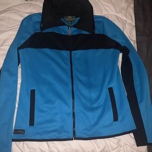 RALPH LAUREN ACTIVE WOMEN Sz S BLACK & TURQUOISE!